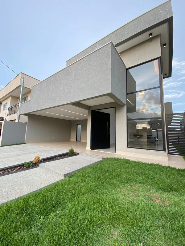 Casa em condomínio localizada no Parqville Jacarandá, em Aparecida de Goiânia. A...