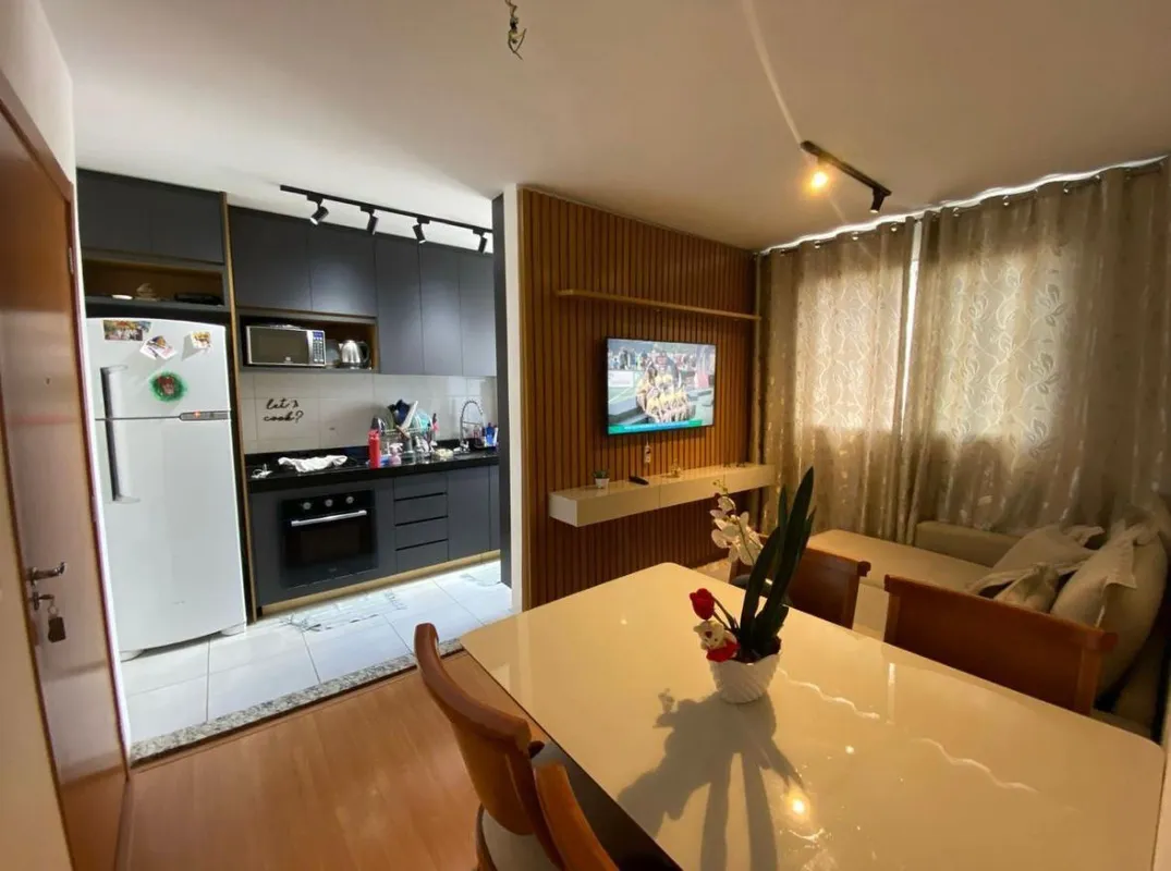 Residencial GreenporteApartamento 2 quartos - Setor FaiçalvilleArmários na cozin...