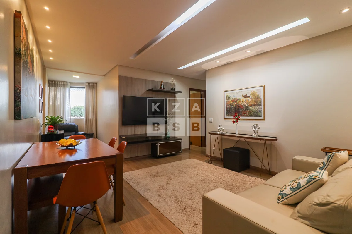 Apartamento perfeito no edifício Villa Calábria, na melhor localização do Guará ...