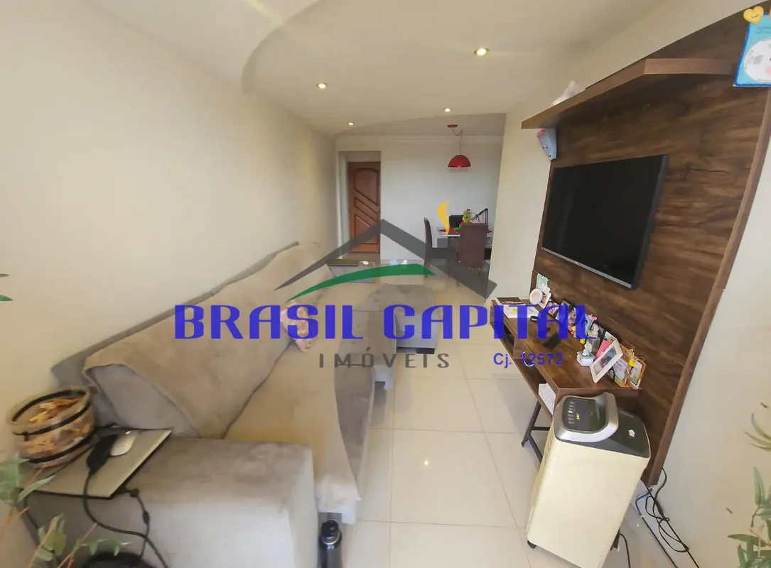 C-7 – Venha morar bem! Apartamento 3 quartos com varanda e vaga de garagemExcele...