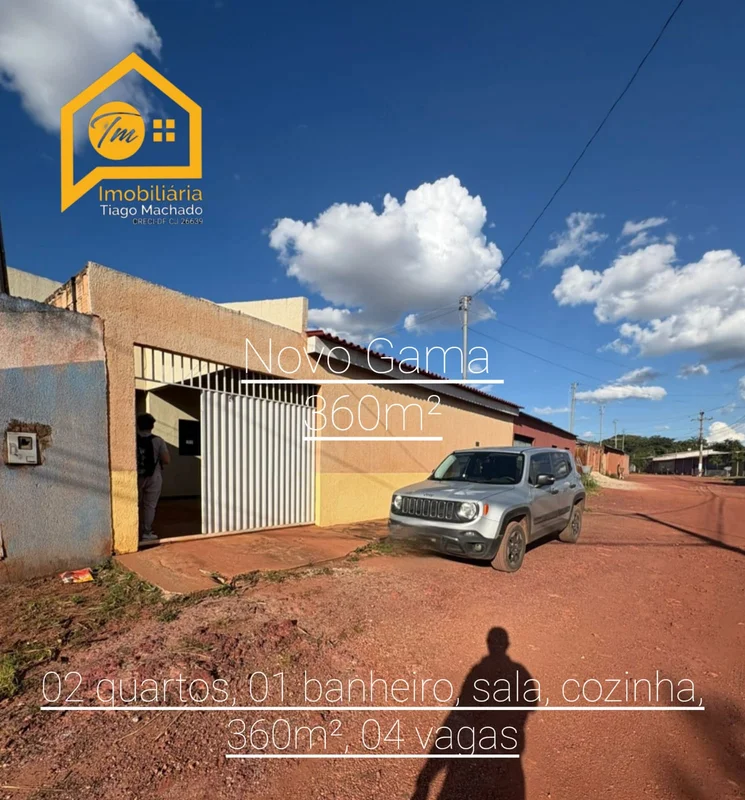 Casa com excelente potencial no Novo Gama – GO - 02 Quartos- Sala aconchegante- ...