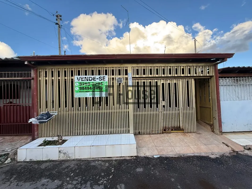 Casa QNQ 02 – Ceilândia- Casa de 3 quartos na toda na laje - Cozinha americana c...