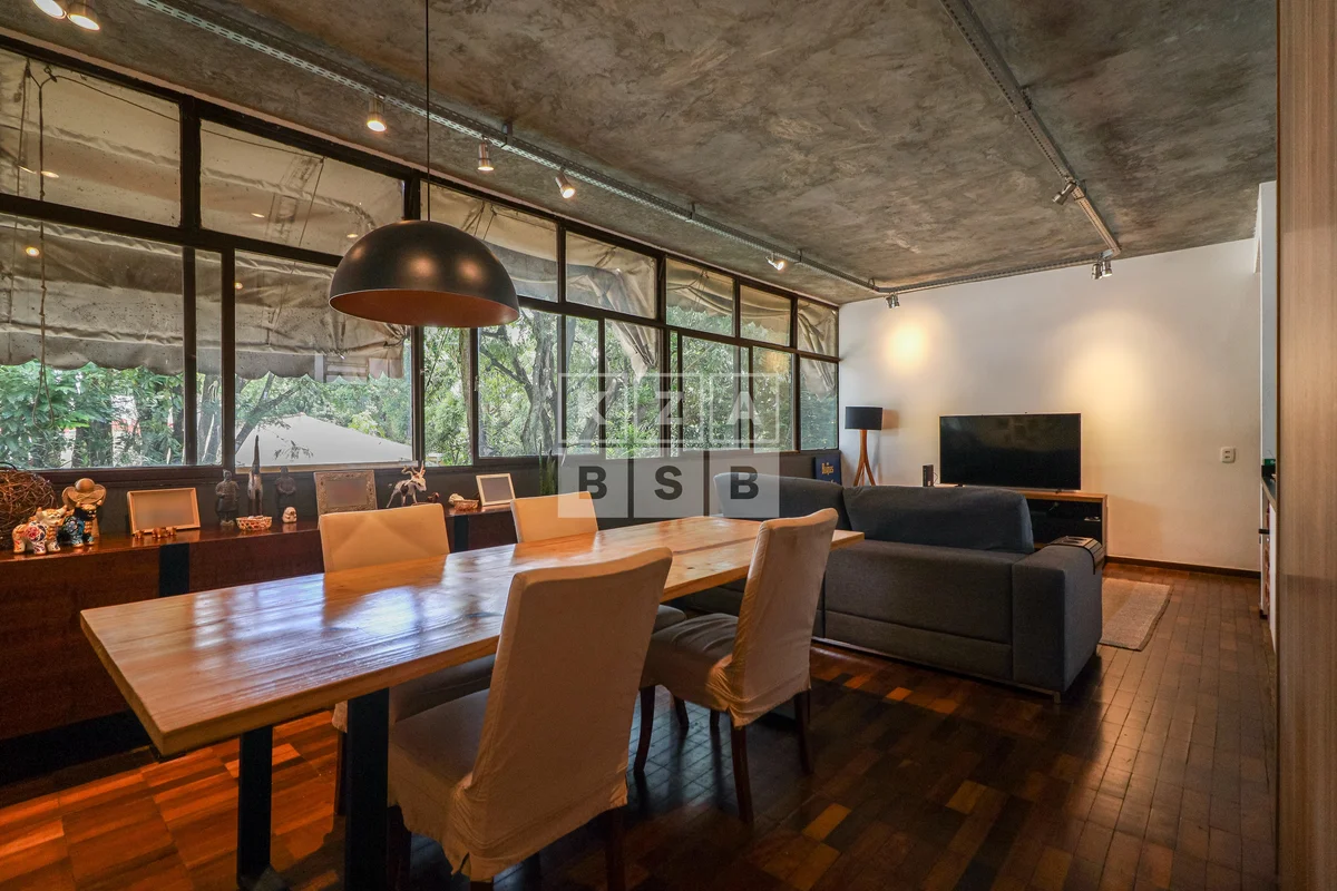 SHIGS 714 Sul | 124 m² | Canto, Vazado e Vista livre para o verde.Apartamento co...