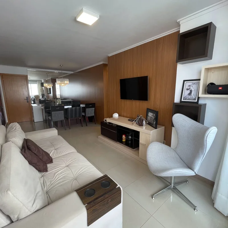 Residencial Tower Clube Qd 206 R$ 750.000,00 Mobiliado - 2 Quartos 77m - Sala am...