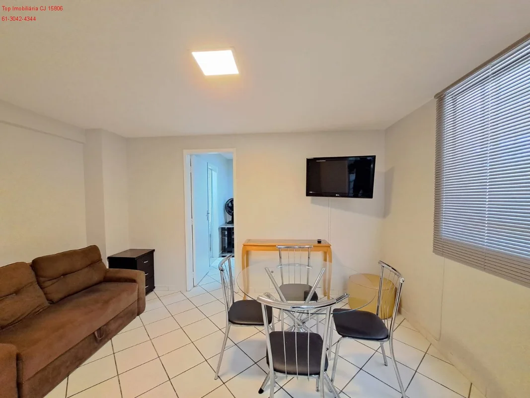 ASA NORTE! SCRN 710/11(Brasília/DF)Apartamento de 01 Quarto / 100% MOBILIADO40m²...