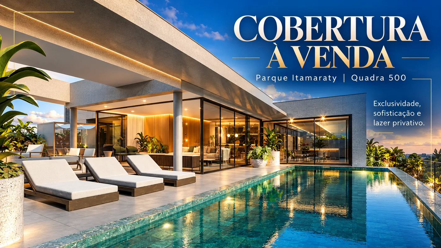 Cobertura à venda na Quadra 500 do Sudoeste – Imóvel exclusivo de alto padrão na...