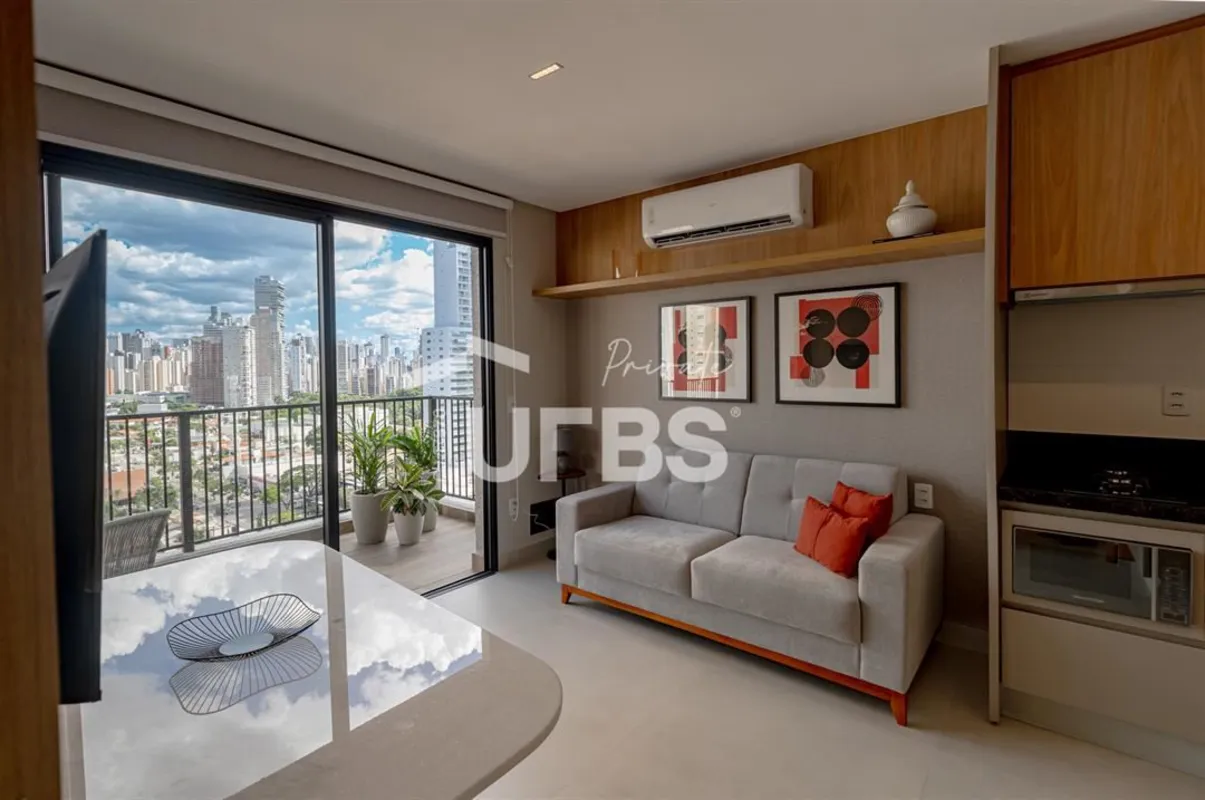 COD U-0020203 - Apartamento Studio à venda no Setor Bueno, 1 suíte, 1 vaga, próx...