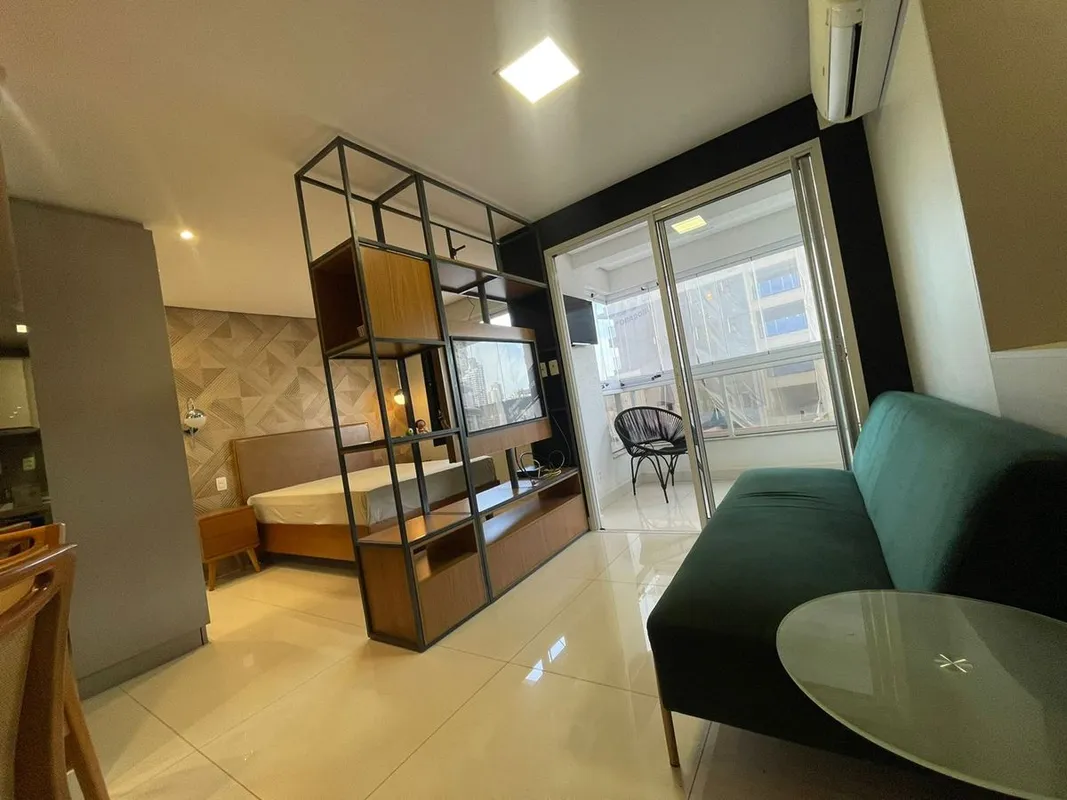 Flat Mobiliado, Setor Oeste.Totalmente mobiliadoVaranda com vista livreCozinha c...