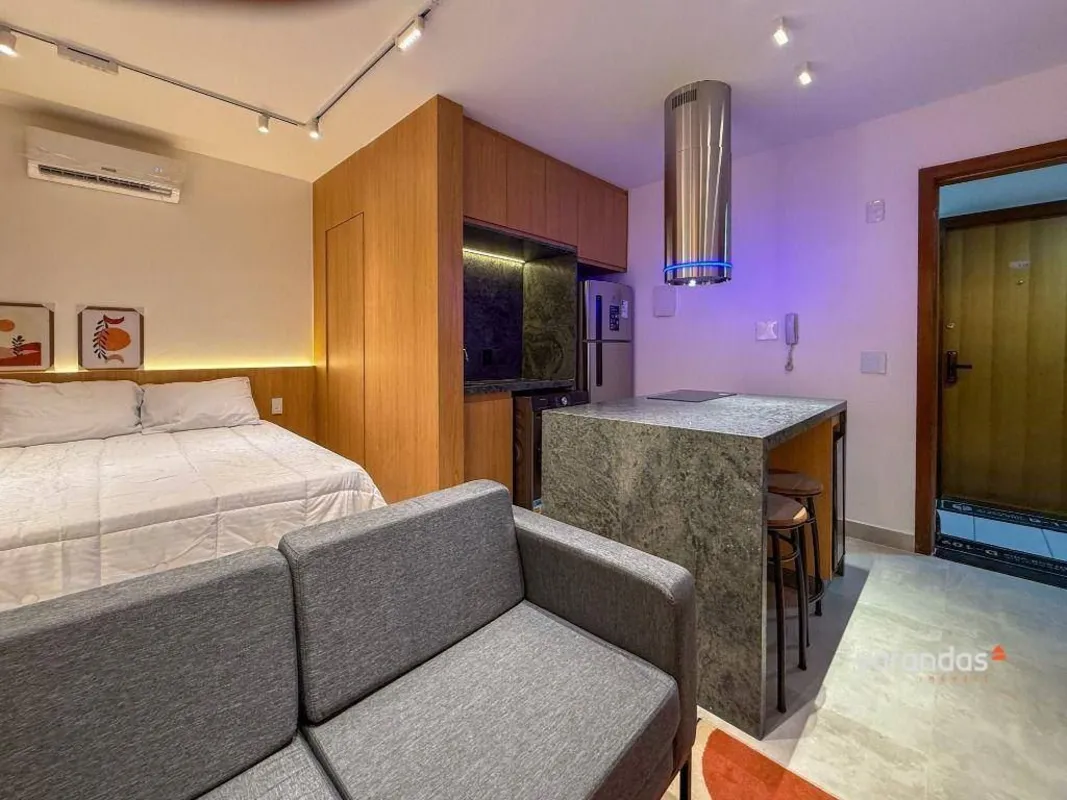 Kitnet/studio disponível para venda na Asa Sul!Unidade 100% reformada, mobiliada...