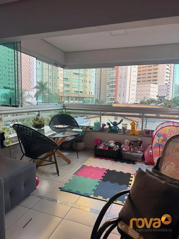 Apartamento com 3 quartos 1 suite no Jardim GoiásVaranda integrada com a sala, N...