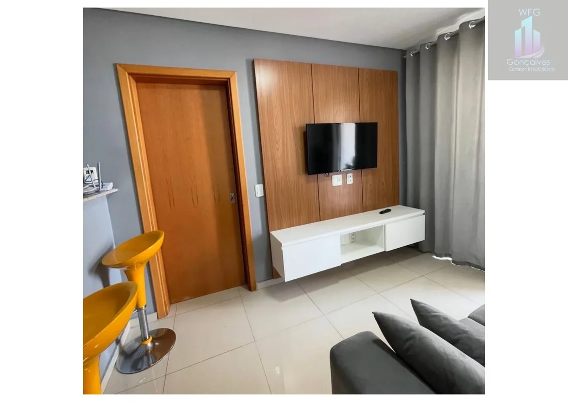 APARTAMEMTO FLAT MOBILIADO ABAIXO DO SHOPPING FLAMBOYANT !Apartamento com 33 m²,...