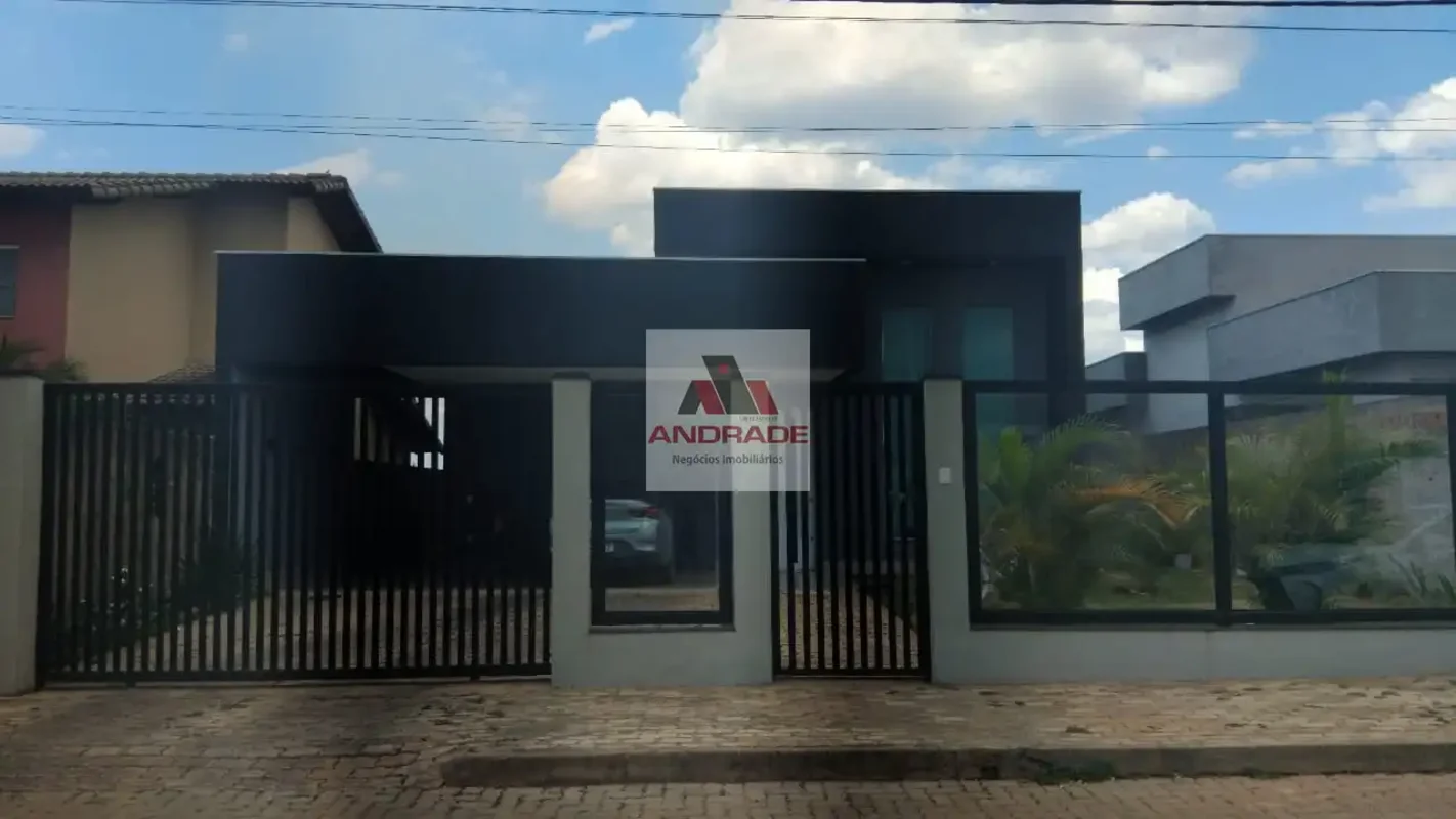 Casa 3 quartos com 1 suiteSala pe direito duplo SalaArea gourmet Escritório na p...