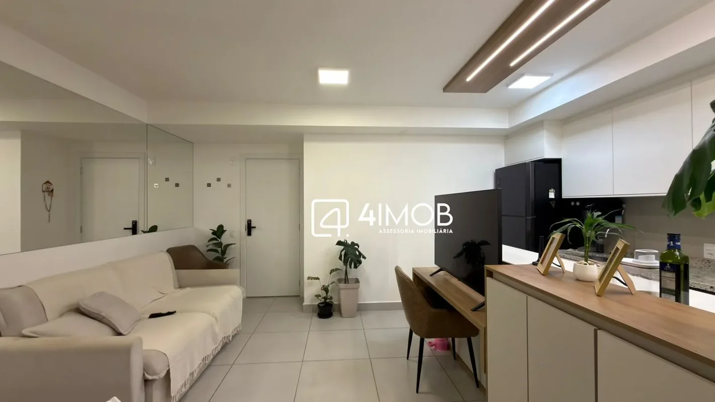 APARTAMENTO 2 QUARTOS (1 SUÍTE) SEMI MOBILIADO NO RESERVA PARQUE CLUBE – ÁGUAS C...