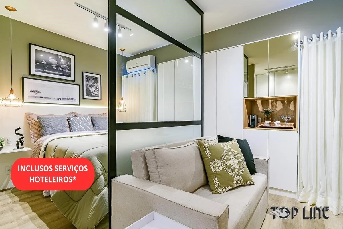 Studio - Enxoval Completo, Serv. de Hotel e Garagem (208) - Portal Master Sudoes...