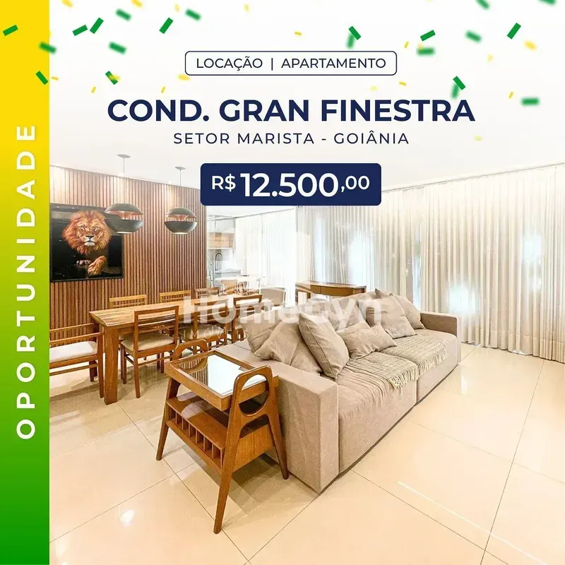  Sofisticação, conforto e exclusividade no coração do Setor Marista Apresentamos...