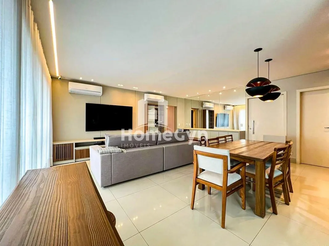 Apresentamos este elegante apartamento mobiliado de 3 suites localizado no Setor...