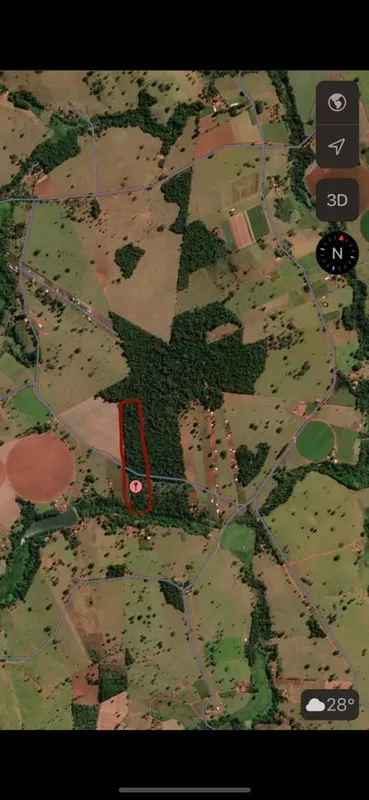 Chácara de 9,6 Hectares em Petrolina de Goiás.Fazenda cachoeira no município de ...