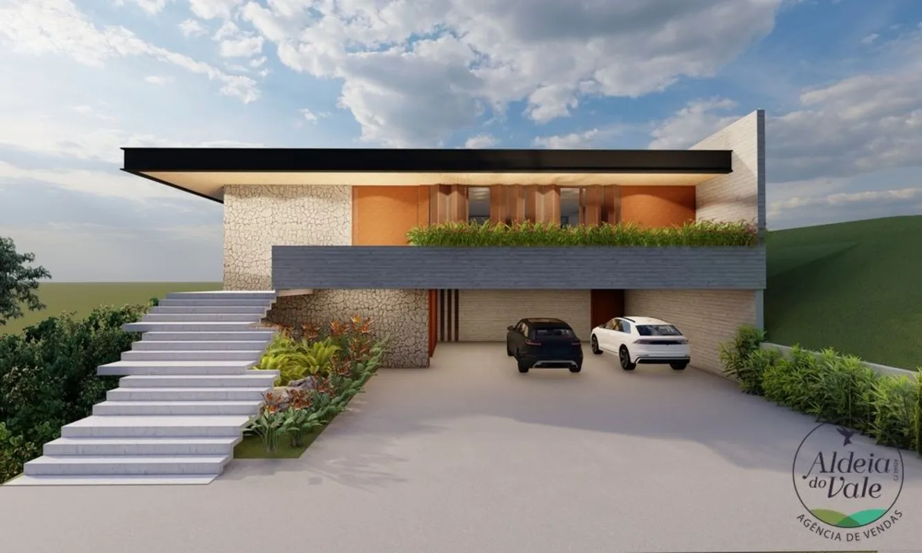 Casa em construção com vista espetacular.Casa predominantemente térrea, com acab...