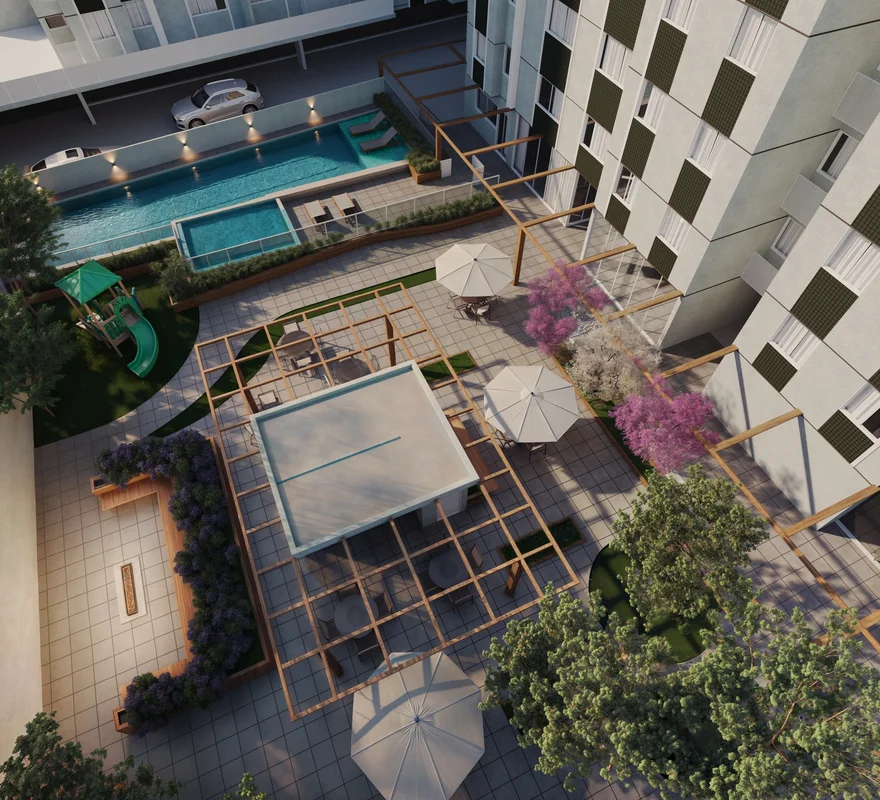 Garden 3 quartos| 2 vagas cobertas + lazer completoAPARTAMENTO° 3 Quartos° 80,70...