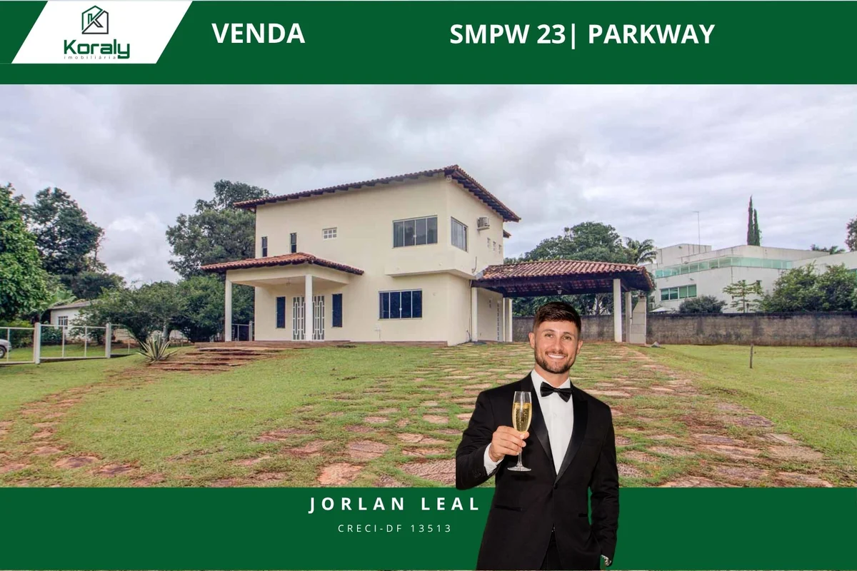 Localização privilegiada no Park WayAmpla metragem com 300 m²Casa distribuída em...
