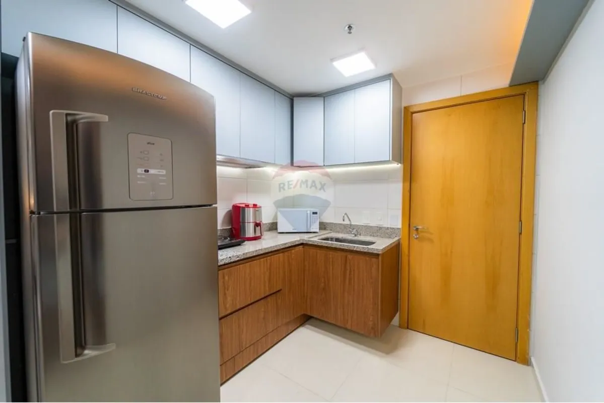 Encantador apartamento de 1 quarto em Águas Claras, totalmente moderno e mobilia...