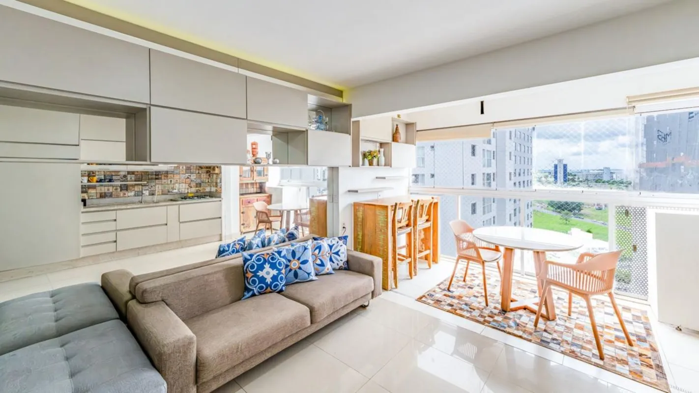 Este apartamento para locação no Metropolitan, no Jardim Goiás, é uma opção mode...