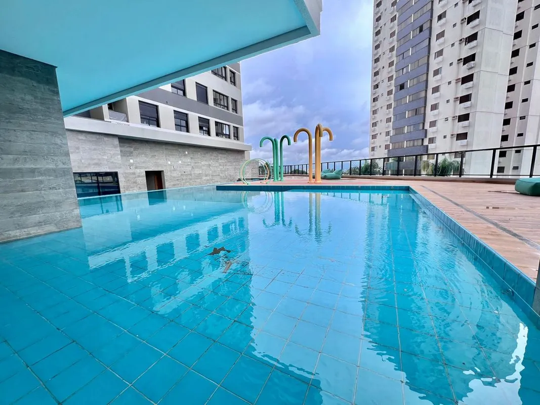 Apartamento 2/S e um banheiro social Varanda ampla com churrasqueira ecológica A...