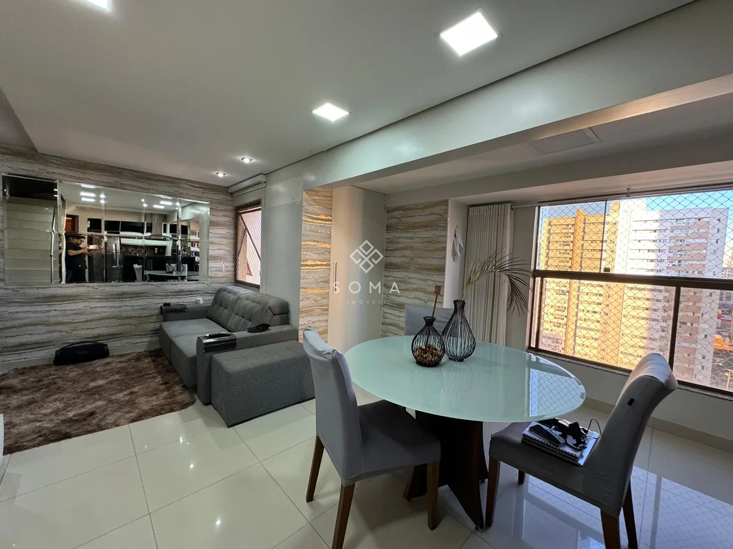 ESPECIFICAÇÕES DO APARTAMENTO:- Nascente- Sala ampla para dois ambientes com ar-...