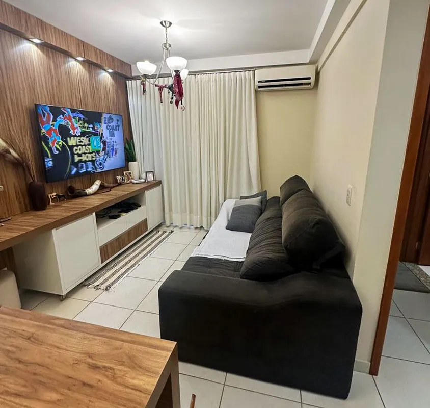 Apartamento de 61,40 m² com 02 quartos (01 suíte), vista livre, sala ampla com p...