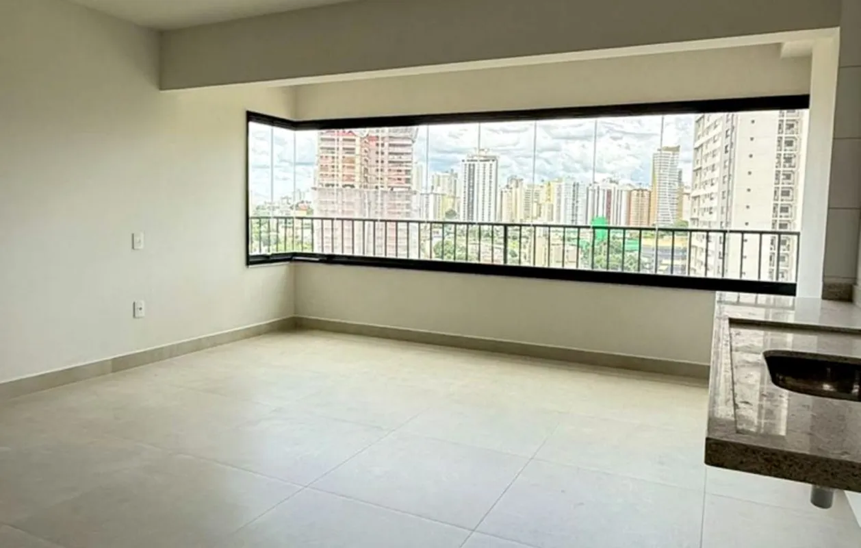 Apartamento de 108m² com 03 suítes, sala ampla, cozinha, varanda tradicional e 0...