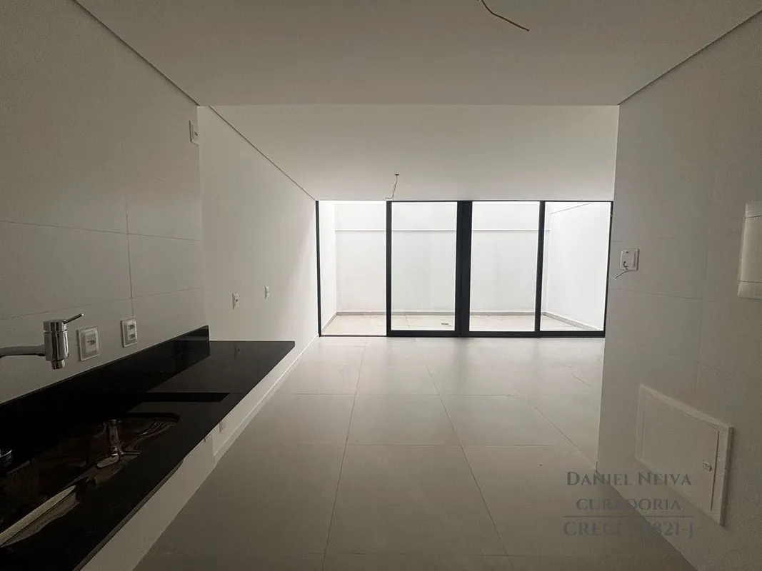 A inteligência dos espaços otimizados de alto padrão. Esta unidade de 48,36m² ap...