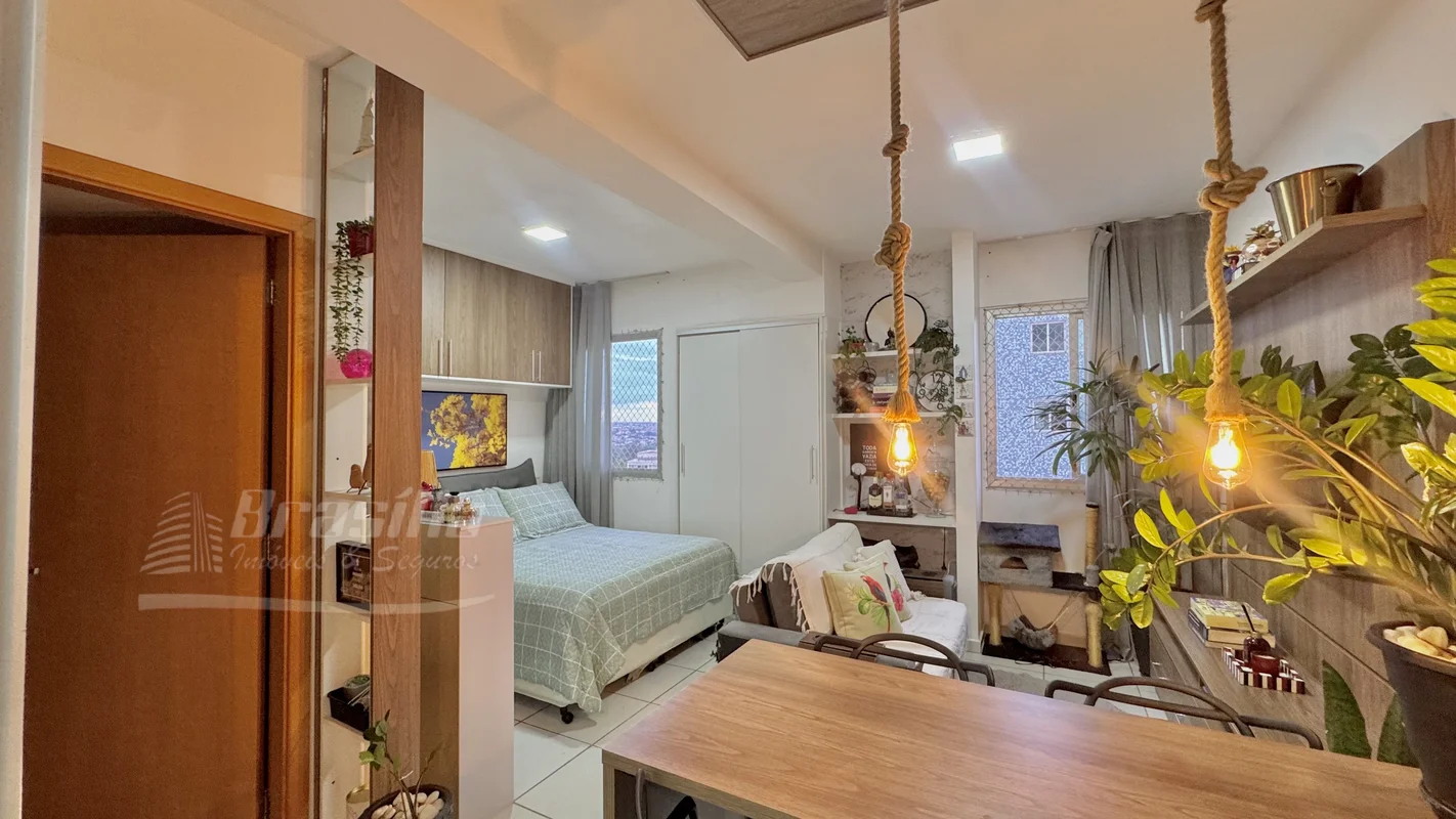 Apartamento 1 Quarto Mobiliado - Residencial ATOL DAS ROCAS, Av. Castanheiras. A...