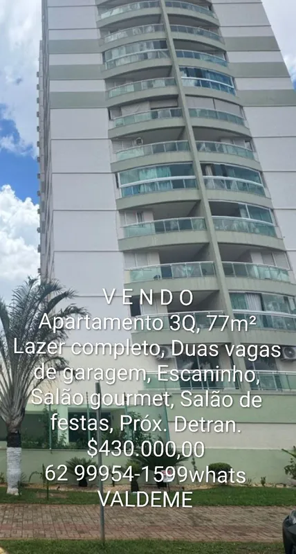 Apt 1202B, Proximo ao Detran, Uni Anhanguera, Hiper Bretas, Hiper Moreira Bueno,...