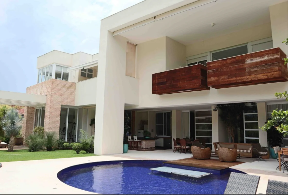 Casa em terreno de contraponta com 5 suítes à venda - SHIS QL 22, LAGO SULÁrea: ...