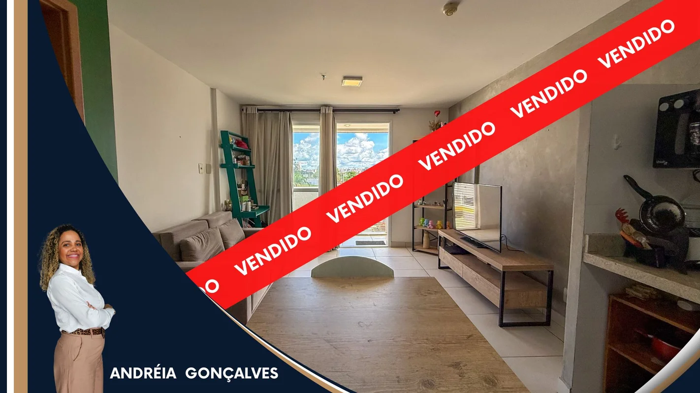 AJF IMÓVEIS – VENDE RESIDENCIAL BLEND MOBILIADO - ÁGUAS CLARAS :O IMÓVEL:- 1 QUA...