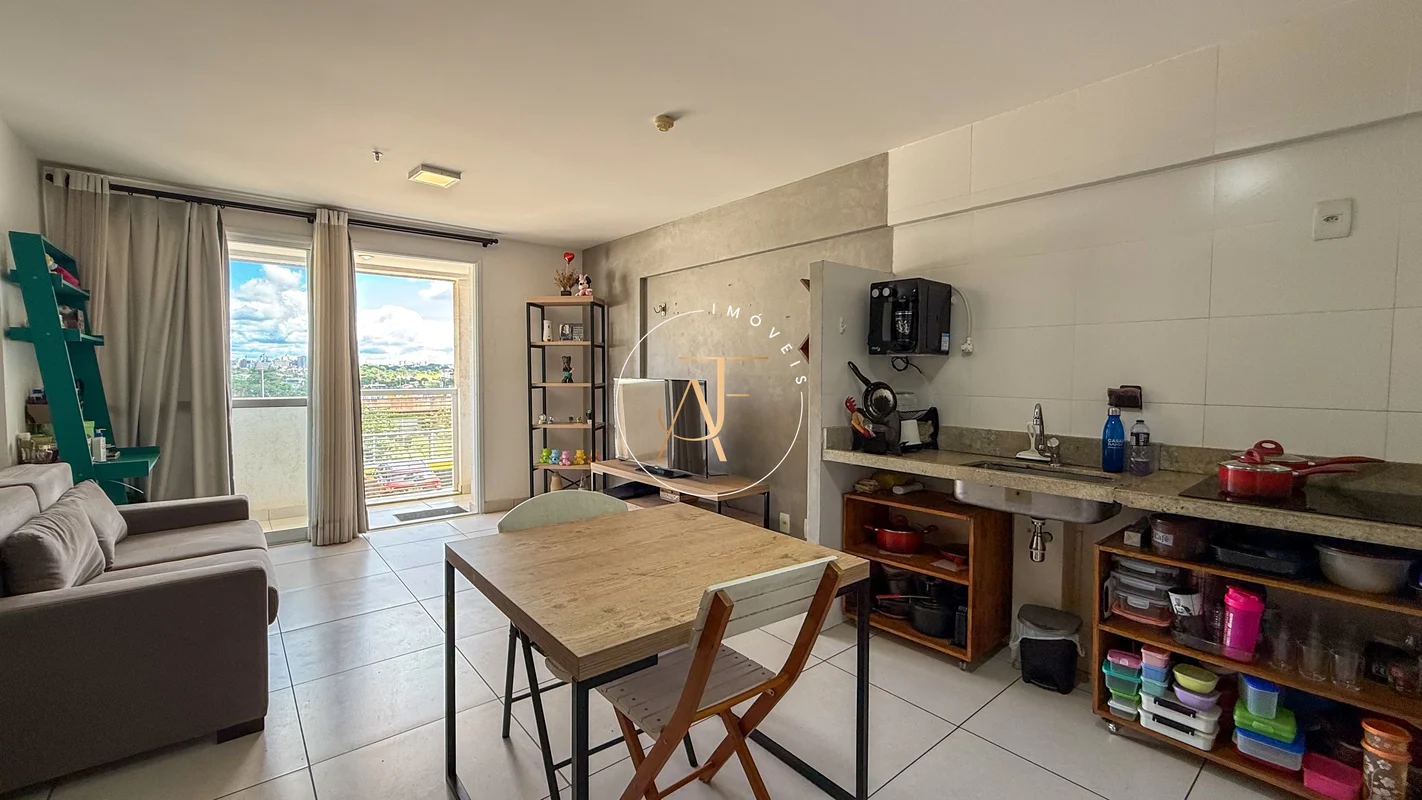 AJF IMÓVEIS – VENDE RESIDENCIAL BLEND MOBILIADO - ÁGUAS CLARAS :O IMÓVEL:- 1 QUA...