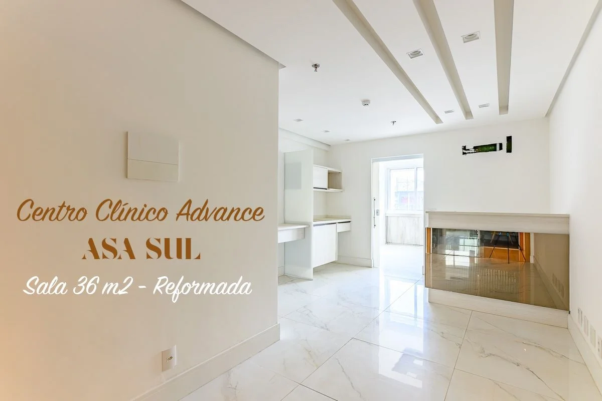 Vendemos excelente sala com 39m2 de área privativa no CENTRO CLÍNICO ADVANCE sem...