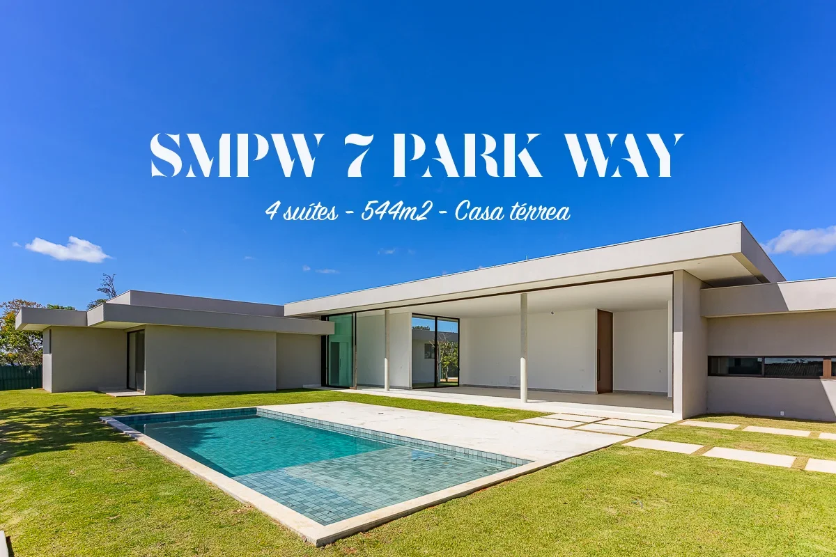 Apresentamos linda casa nova localizada na SMPW 7 Park Way.Projeto arquitetura L...