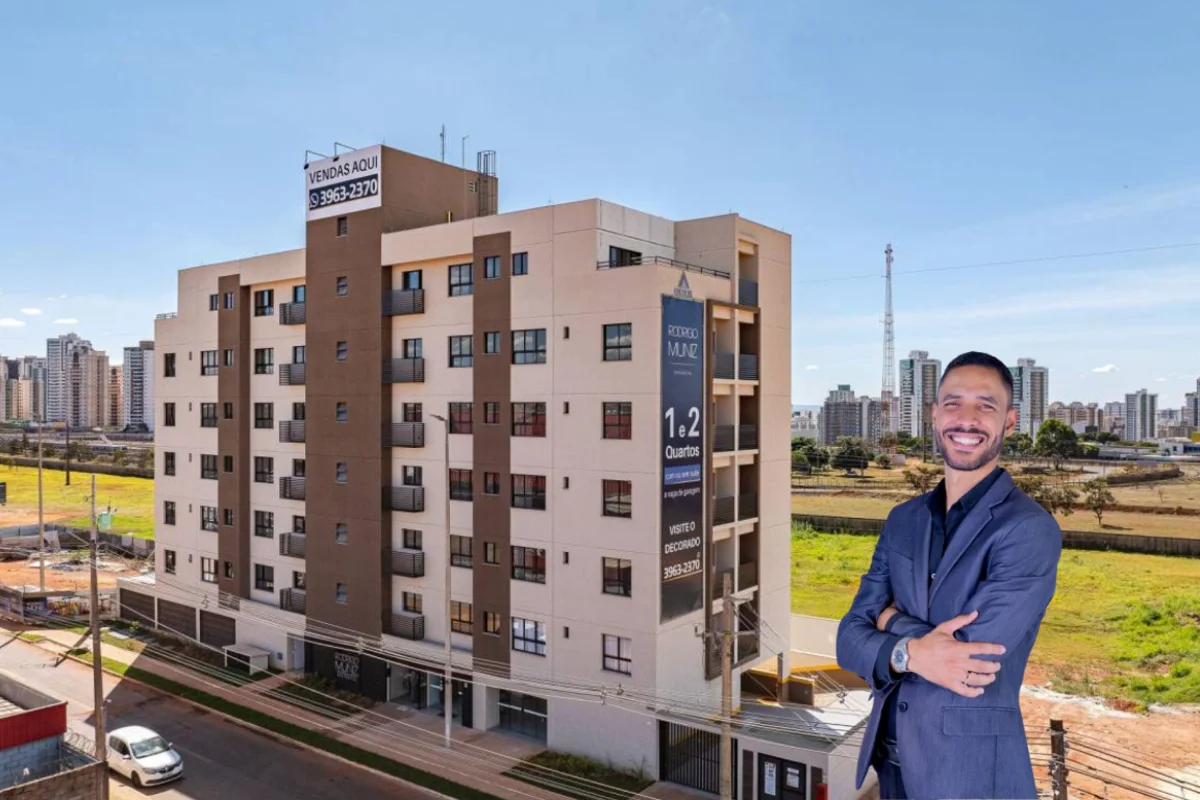 APARTAMENTO 1 QUARTO – 35M – QS 03 RUA 450 – RESIDENCIAL RODRIGO MUNIZ CARACTERÍ...