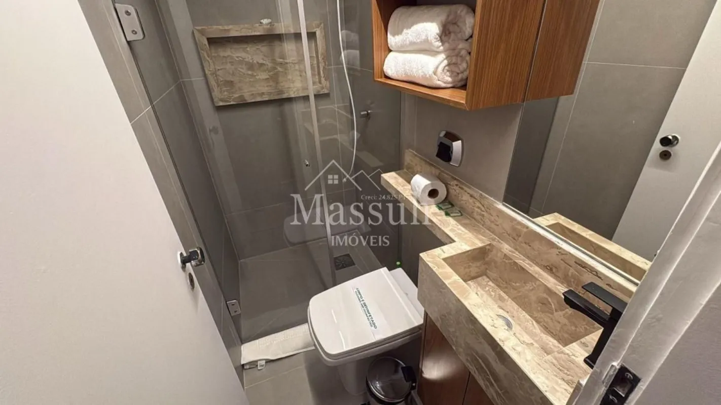 MASSUH IMÓVEIS VENDE:ED. MONTREAL - 1 QUARTO SENDO 1 SUÍTE - SUÍTE - VAGA DE GAR...