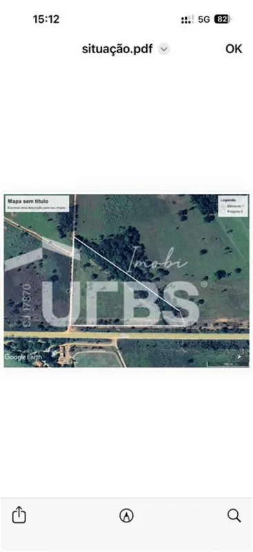 COD U-0029897 - "Excelente área de 32 mil m², na GO-431.A área é plana e fica a ...