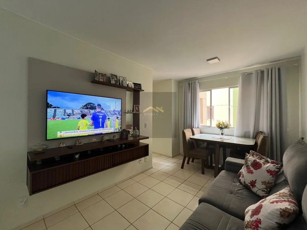 Batista Soluções Imobiliárias vende excelente apartamento mobiliado no Residenci...