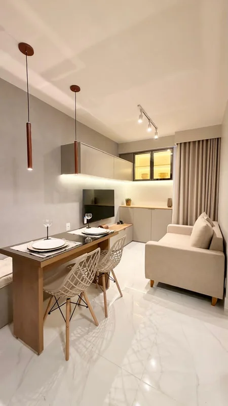 Condomínio Portal Master-Metragem 25,80 m2;-2º Andar -Vista parcialmente livre-G...