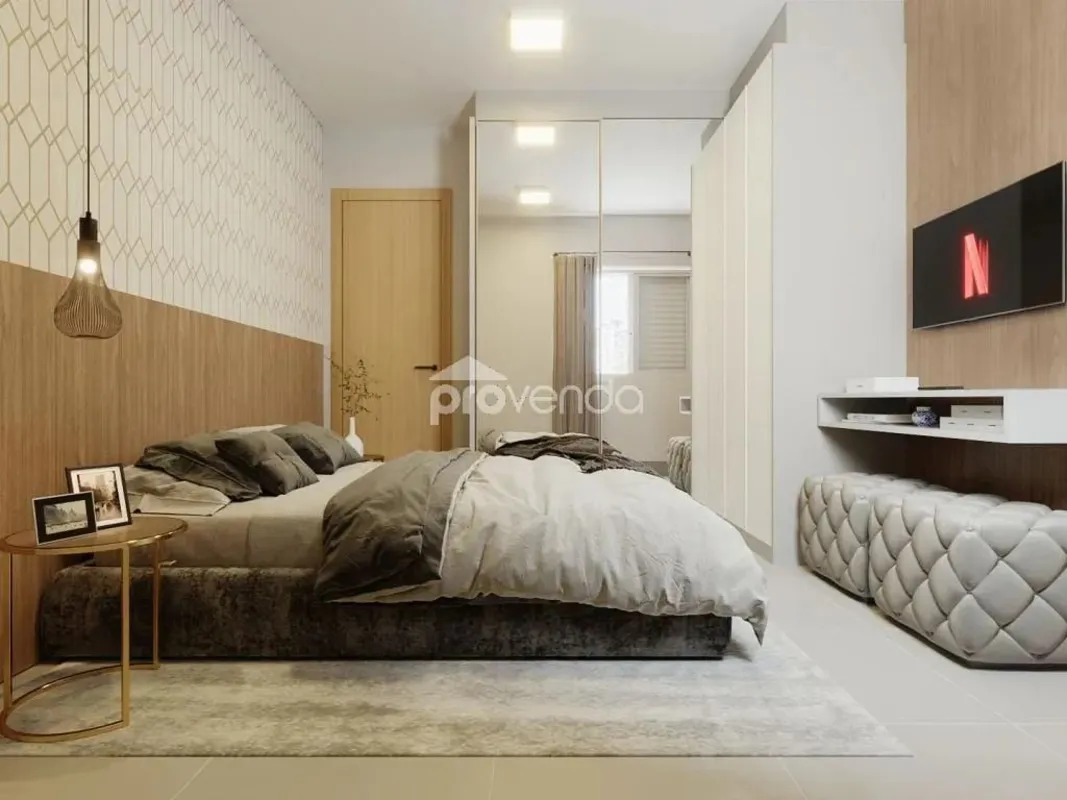 Apartamento 3 Quartos (3 Suítes) com 97m² à Venda - Jardim Planalto, Goiânia/GOD...