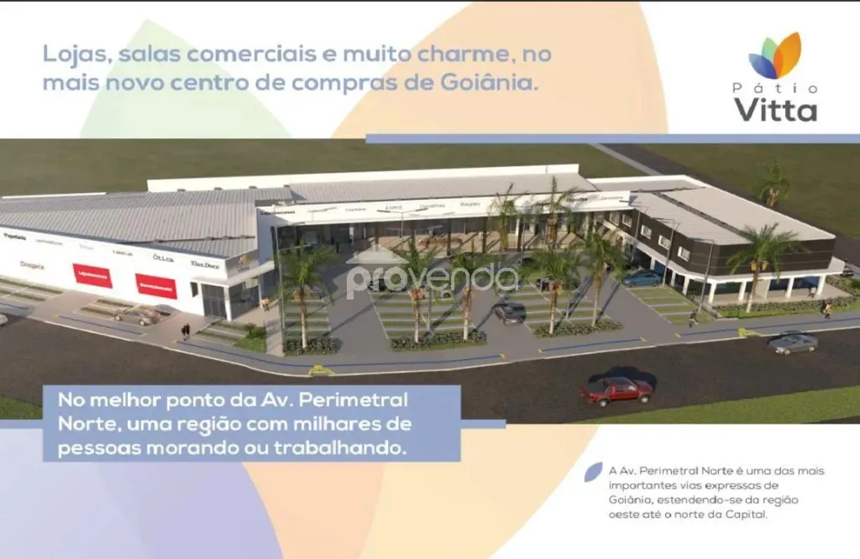 Salas Comerciais para Locação no Pátio Vitta ? Goiânia/GOLocalizado na Av. Perim...