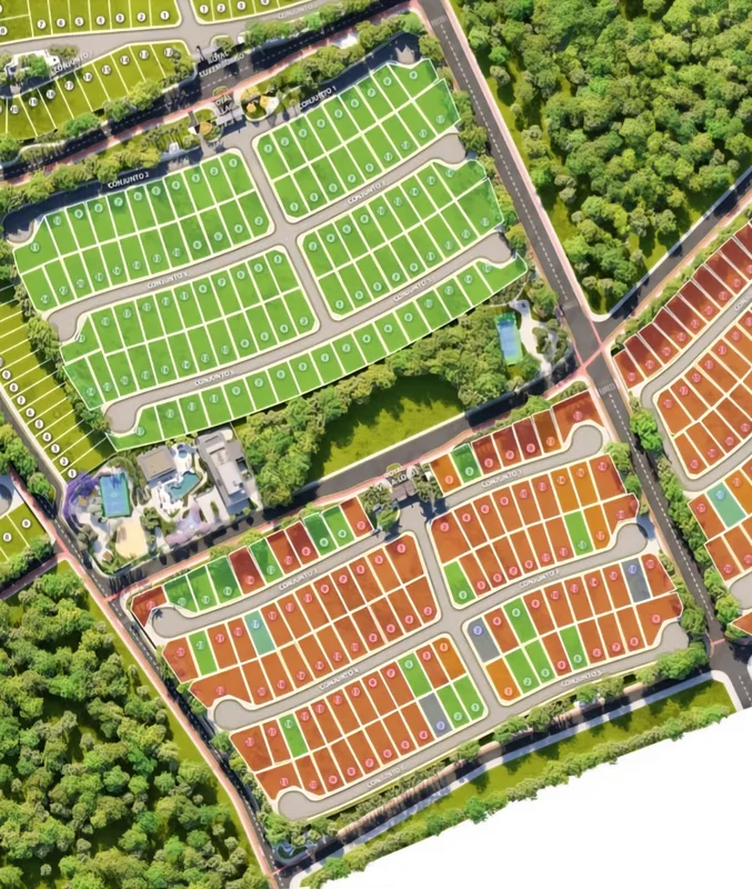 Lote residencial de 407m² no Condomínio Royal Botanic, em Jardim Botânico, Brasí...