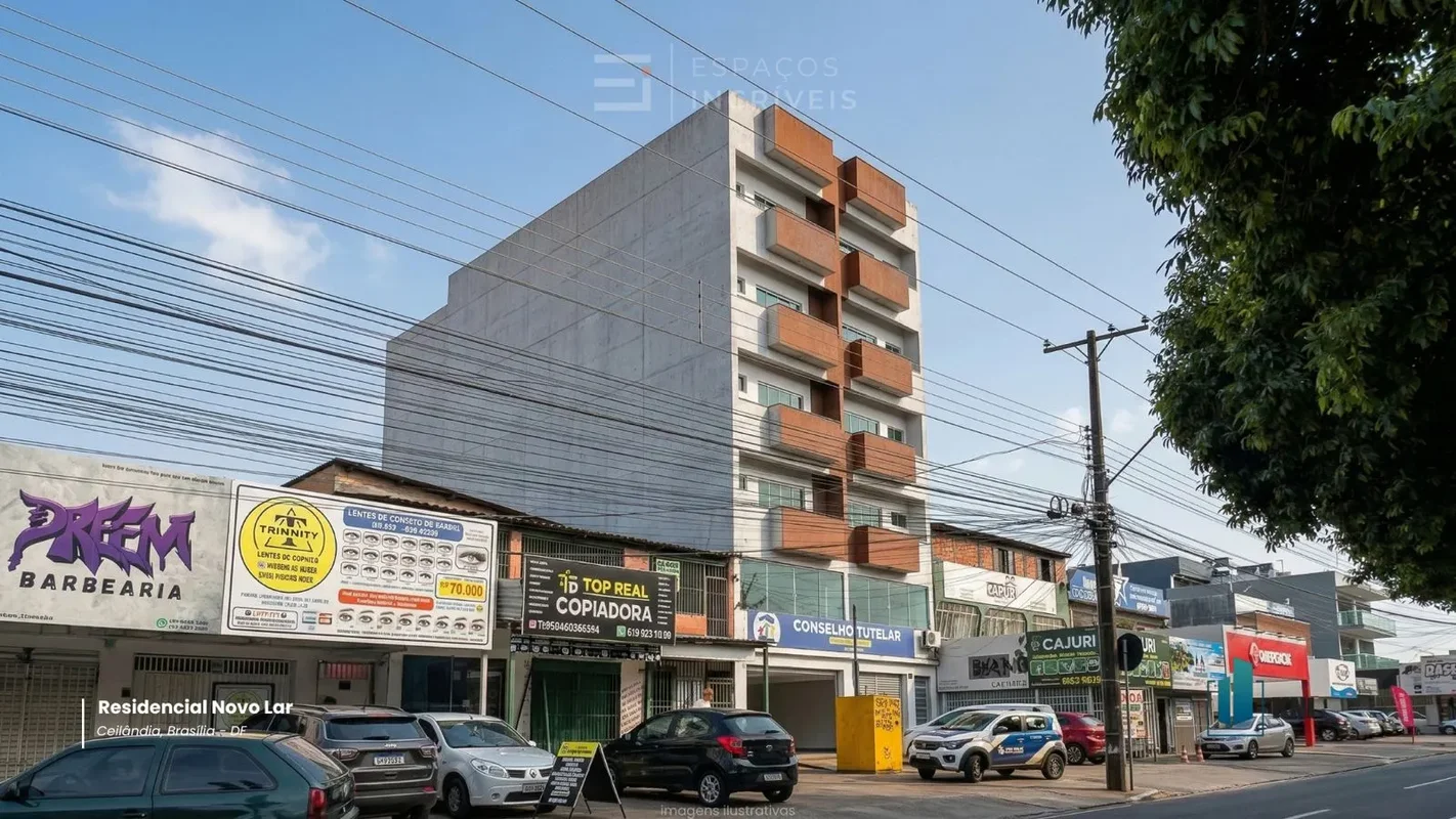 Apartamento de 01 quarto para alugar em CeilândiaGarantia: Seguro fiança.Agende ...