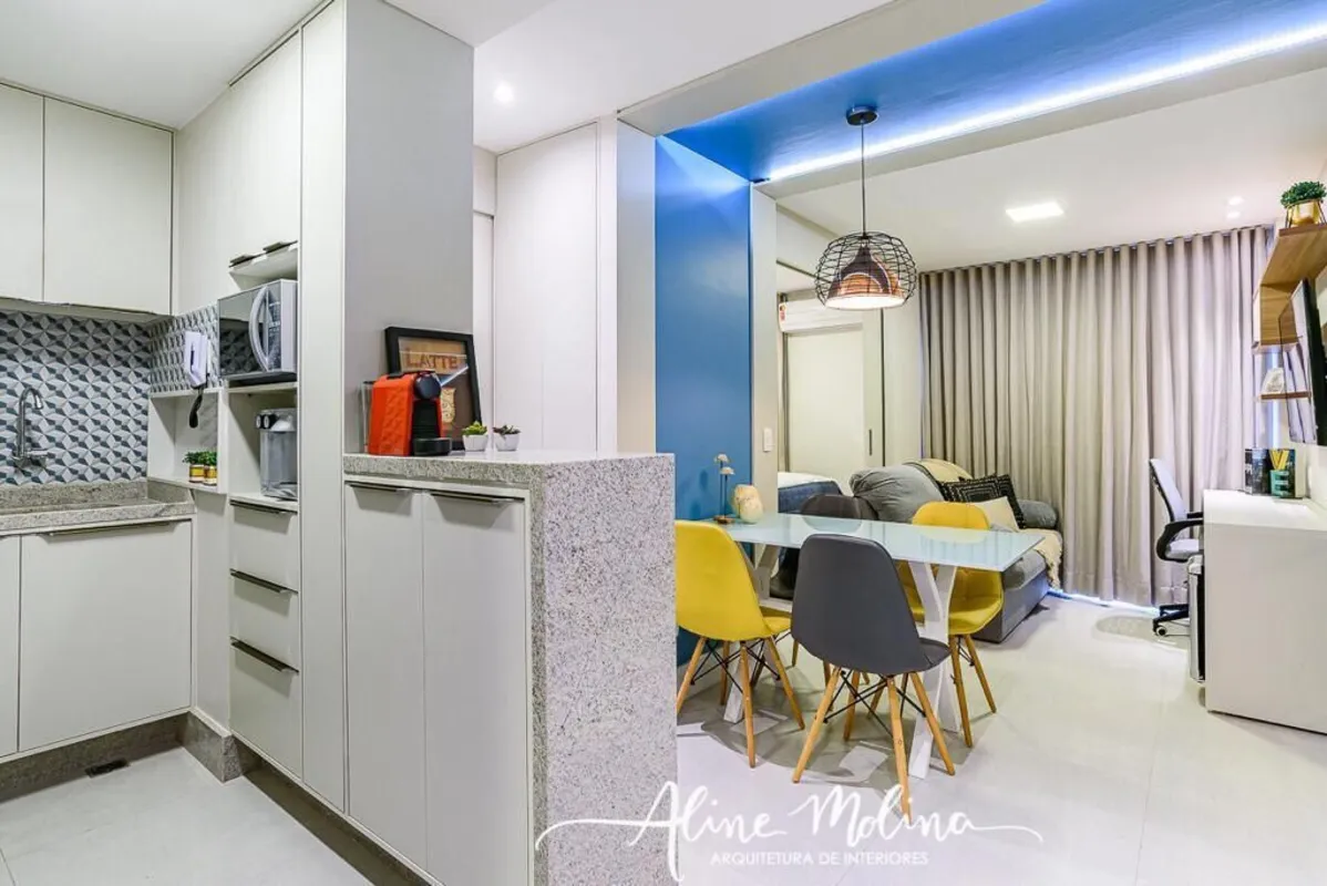 Premeir Imob aluga, um dos melhores flats no Ed. Madison, Sudoeste!Reformado com...