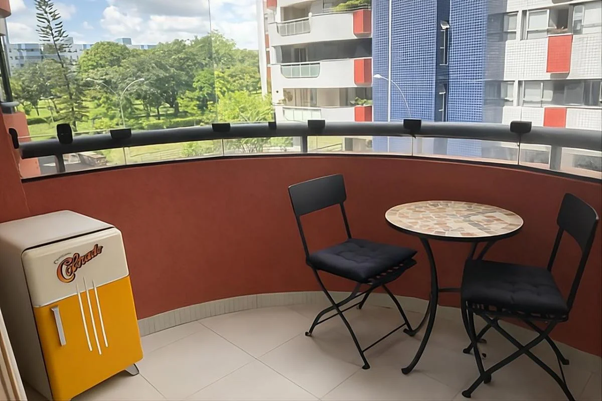 SQN 215 2 Quartos com Varanda ao lado do Parque Olhos d’ÁguaExcelente apartament...