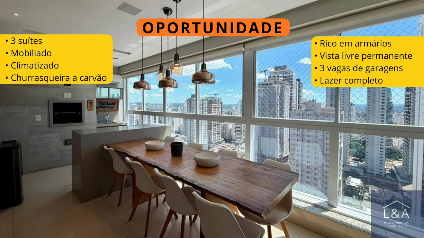 BOTANIC | Setor Marista - Apartamento 3 quartos - pronto para morarUm apartament...